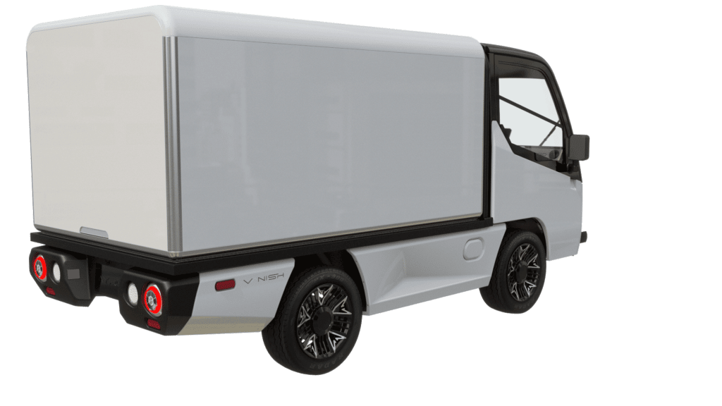 AYRO Vanish Van Box Configuration Rotation Right Rear