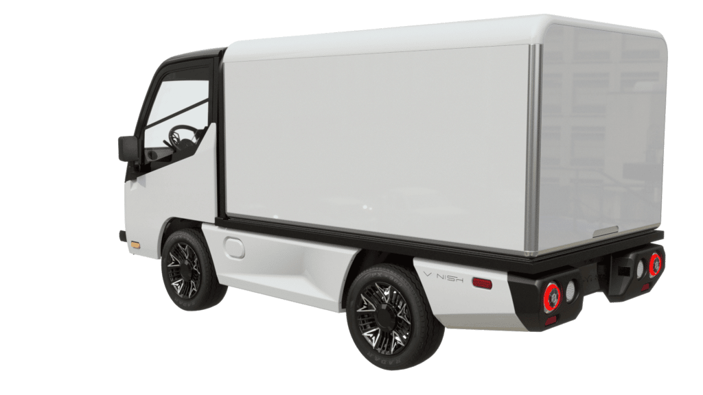 AYRO Vanish Van Box Configuration Rotation Rear Right