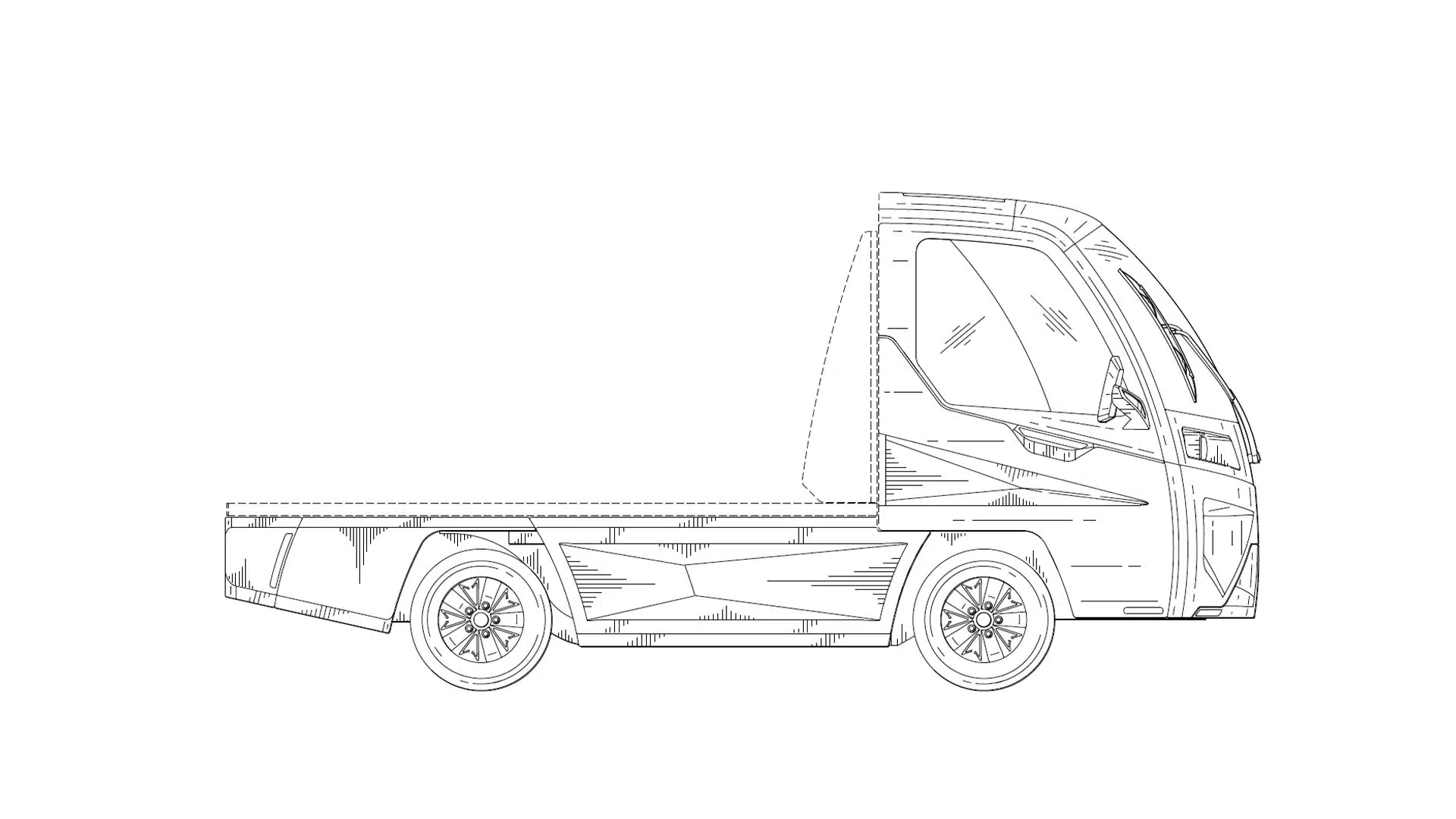 Vanish Illustration for design Patent