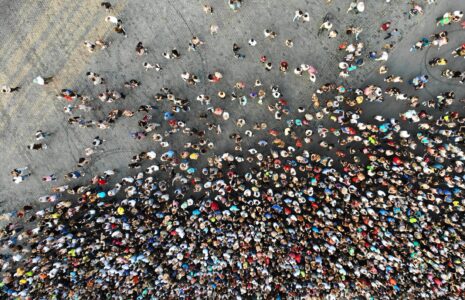 visual of overpopulation