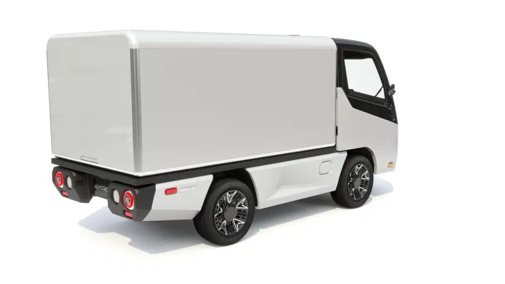 2023 AYRO Vanish low speed electric vehicle with van box
