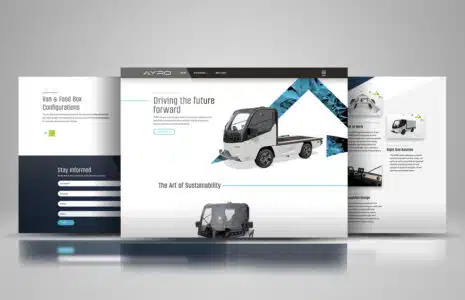 AYRO receives w3 award for new website mockup